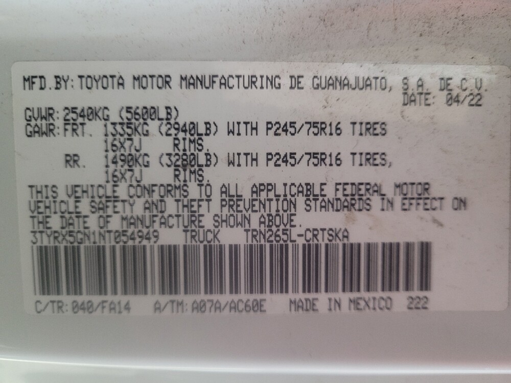 2022 Toyota Tacoma in Conyers, GA 30094 - 18110184 33