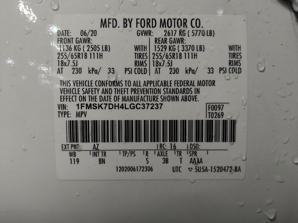 2020 Ford Explorer in Clearwater, FL 33764 - 18110247 33