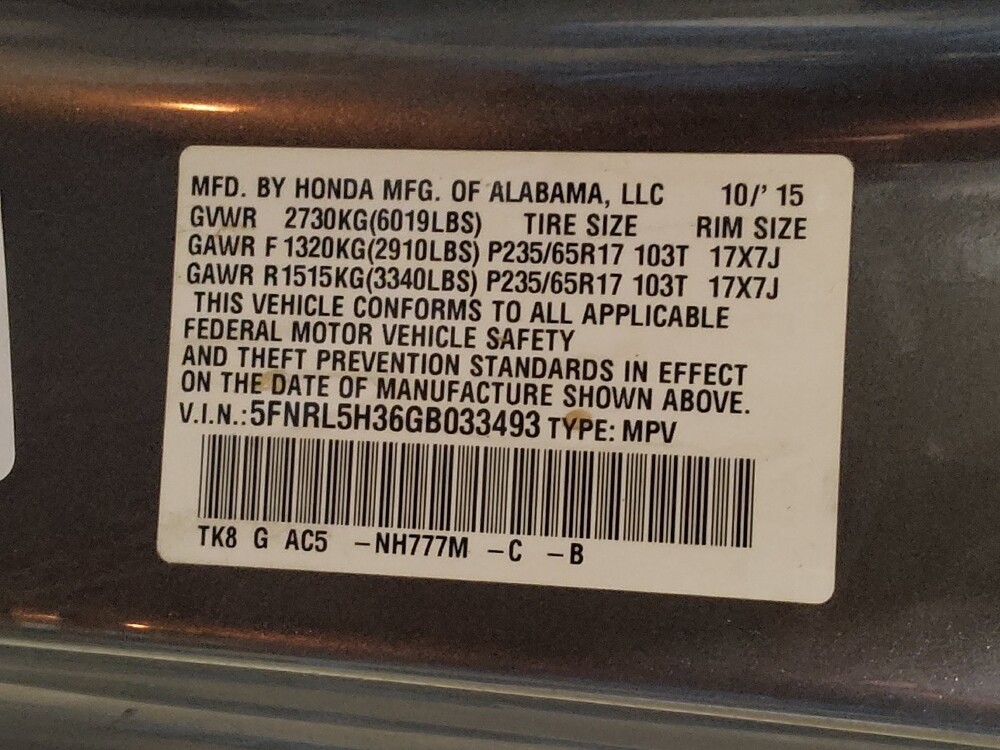 2016 Honda Odyssey in Fort Worth, TX 76116 - 18110256 33