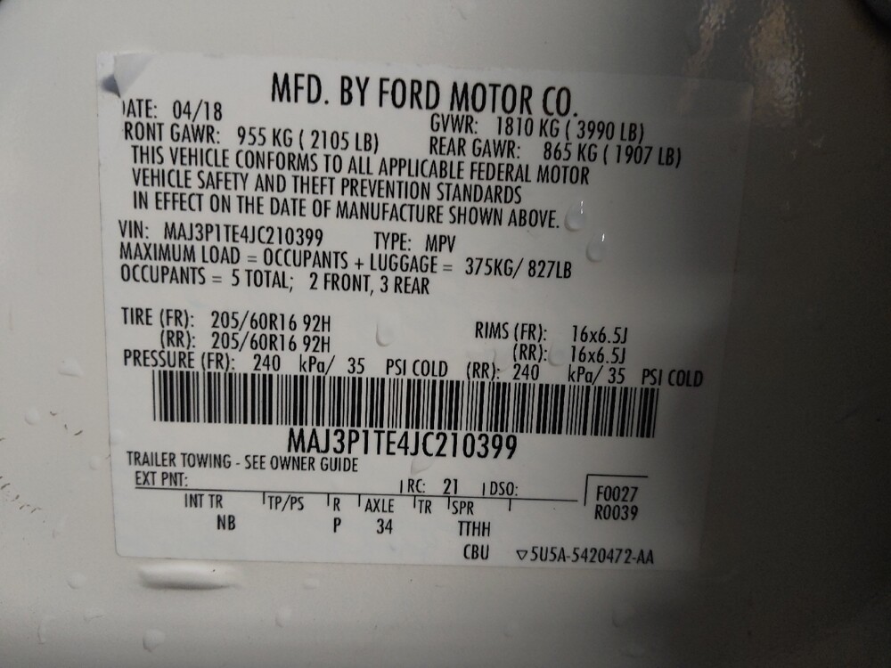 2018 Ford EcoSport in Charlotte, NC 28213 - 18110316 33