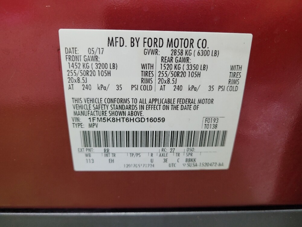 2017 Ford Explorer in Eastpointe, MI 48021 - 18110337 33