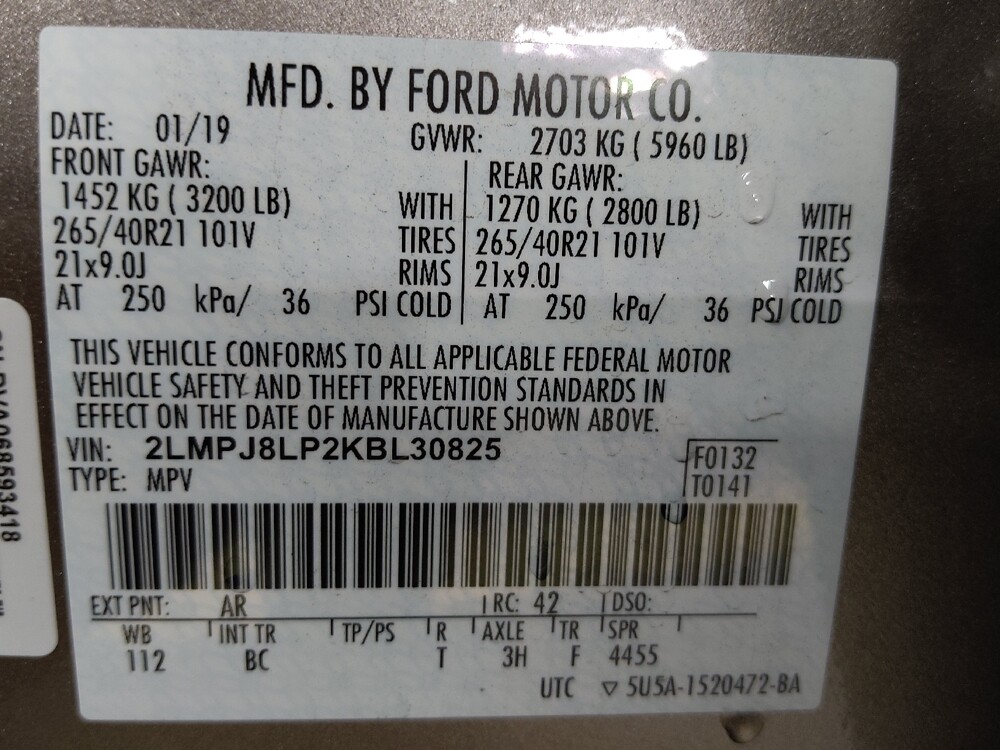 2019 Lincoln Nautilus in Clearwater, FL 33764 - 18110430 33