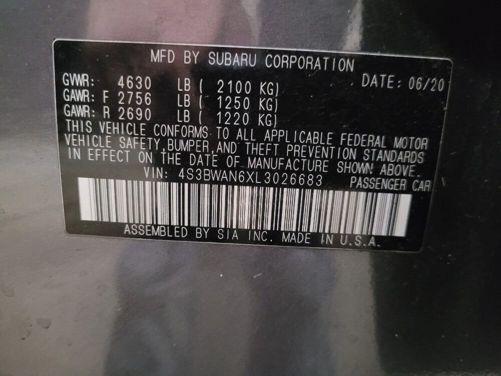 2020 Subaru Legacy in Woodbridge, VA 22191 - 18110447 33