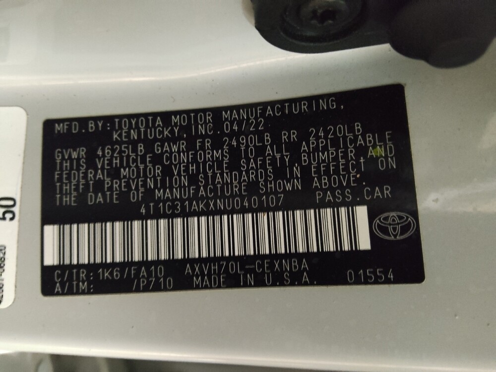 2022 Toyota Camry in Columbus, GA 31909 - 18110473 33