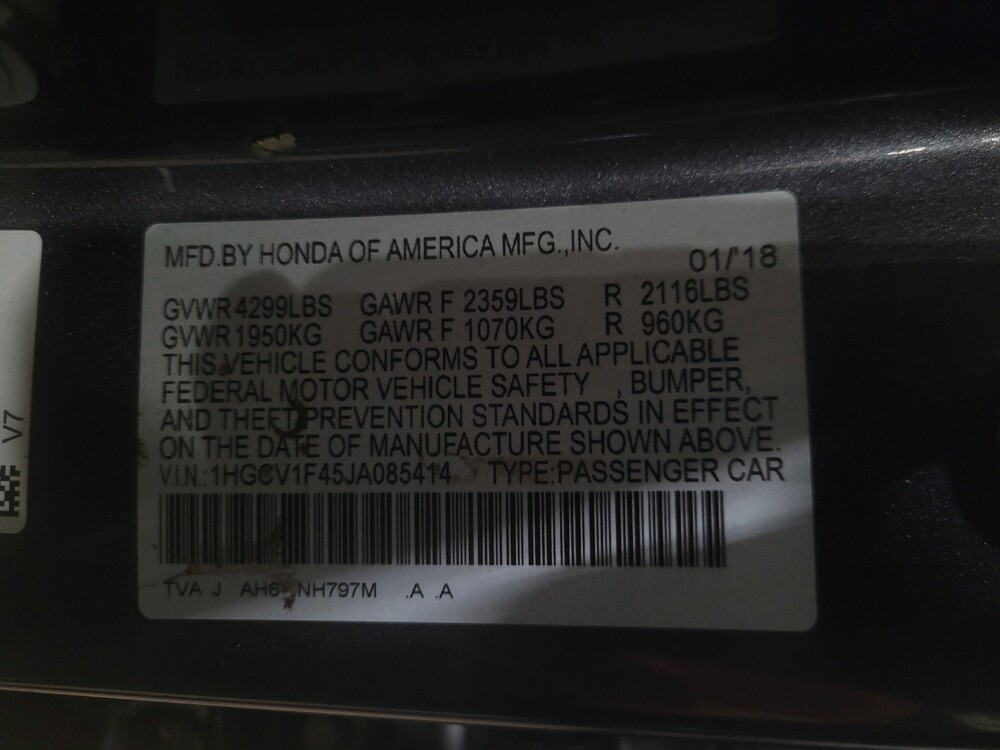 2018 Honda Accord in New Castle, DE 19720 - 18110475 33