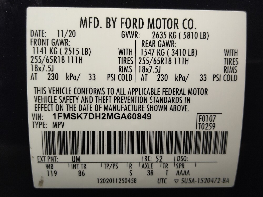 2021 Ford Explorer in Houston, TX 77074 - 18110491 33