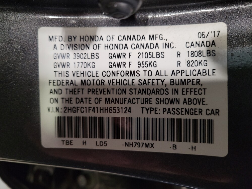 2017 Honda Civic in Downey, CA 90241 - 18110510 33