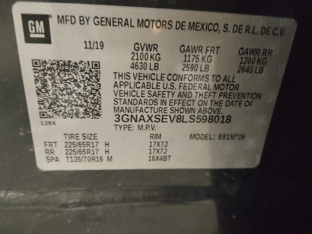 2020 Chevrolet Equinox in Fayetteville, NC 28304 - 18110521 33