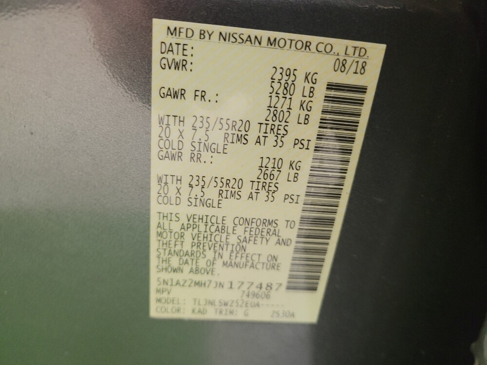 2018 Nissan Murano in Maple Heights, OH 44137 - 18110531 33