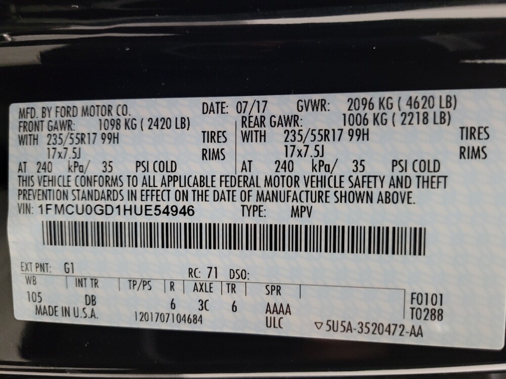 2017 Ford Escape in Tucson, AZ 85705 - 18110533 33