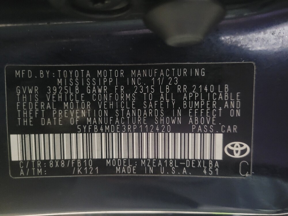 2024 Toyota Corolla in Morrow, GA 30260 - 18110565 33