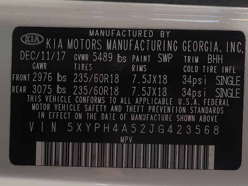 2018 Kia Sorento in Gainesville, FL 32609 - 18110597 33