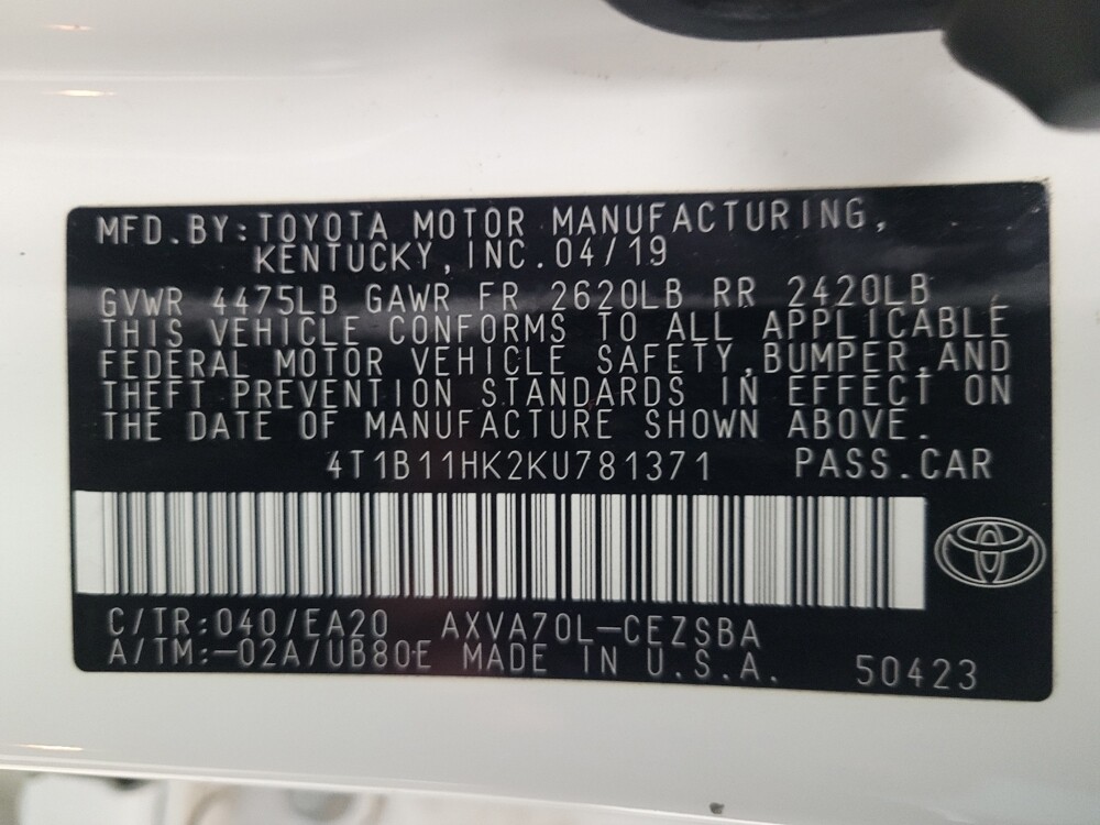 2019 Toyota Camry in Antioch, TN 37013 - 18110598 33