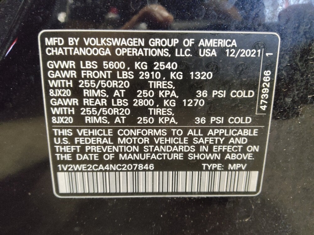 2022 Volkswagen Atlas in Orlando, FL 32808 - 18110633 33