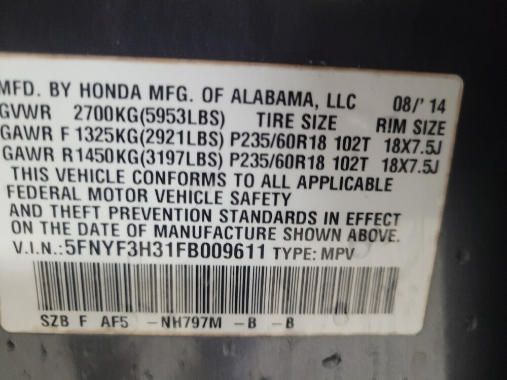 2015 Honda Pilot in Union City, GA 30291 - 18110705 33