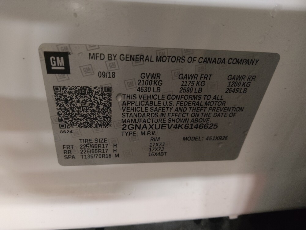 2019 Chevrolet Equinox in Conyers, GA 30094 - 18110707 33