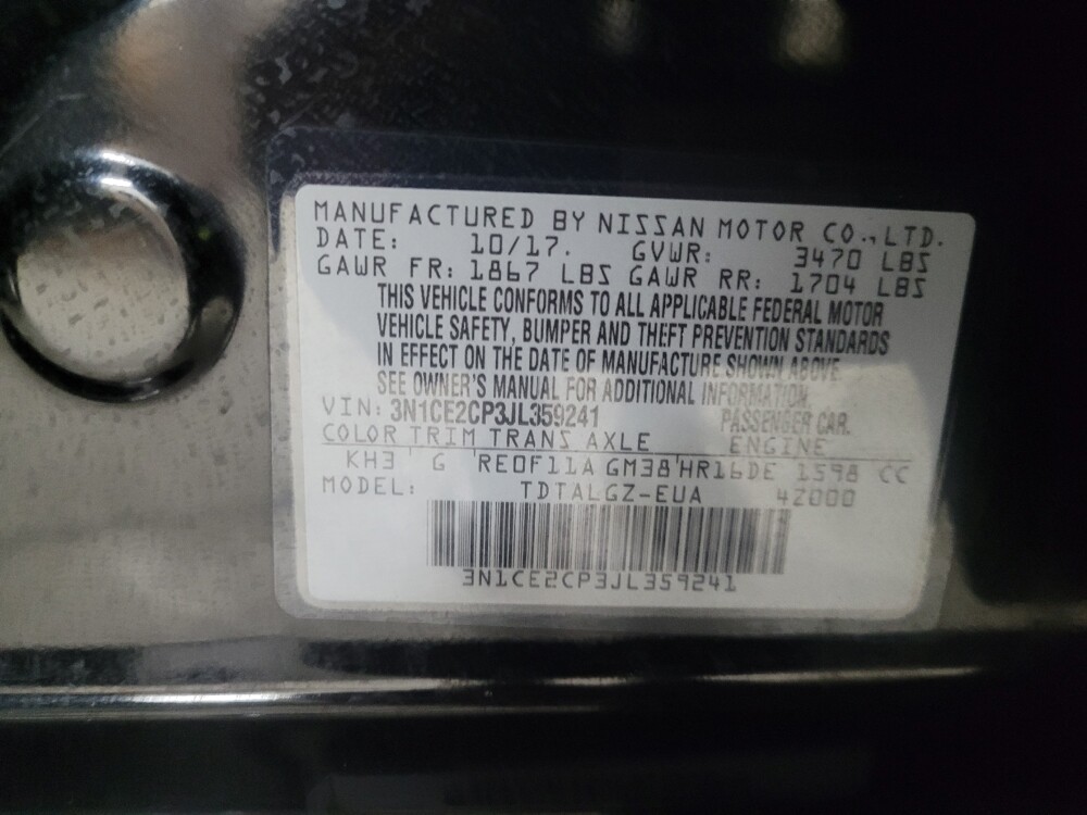 2018 Nissan Versa Note in Jackson, MS 39211 - 18110724 33