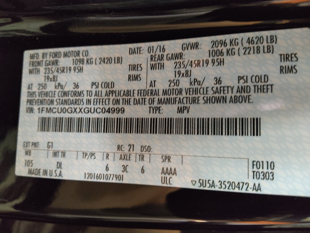 2016 Ford Escape in Conyers, GA 30094 - 18110730 33