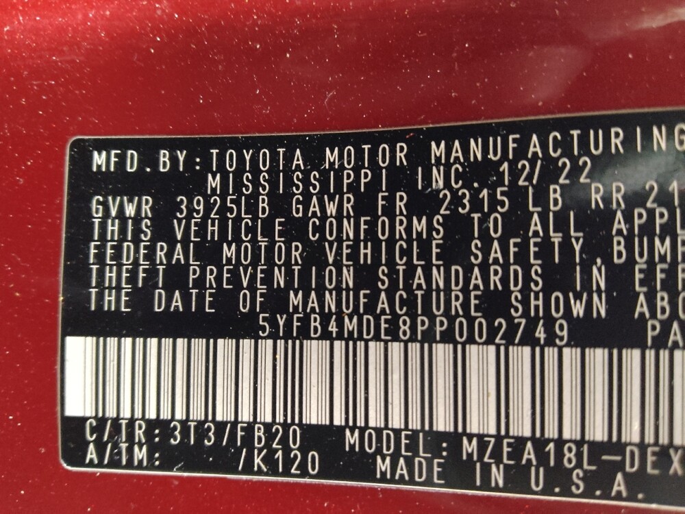 2023 Toyota Corolla in Union City, GA 30291 - 18110732 33