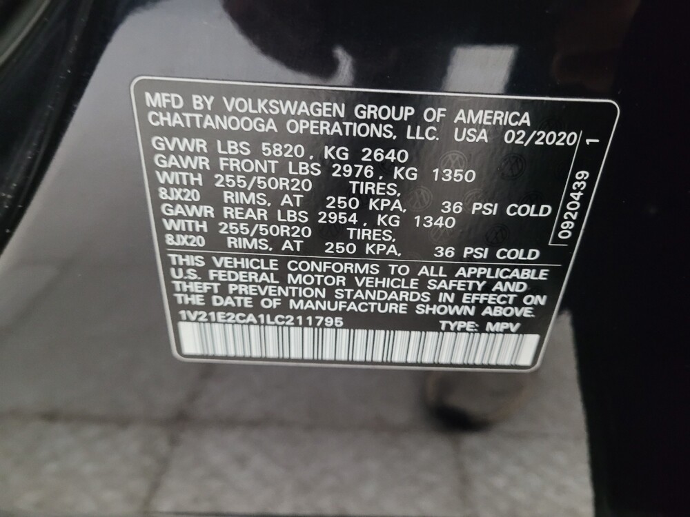 2020 Volkswagen Atlas in Cincinnati, OH 45255 - 18110733 33