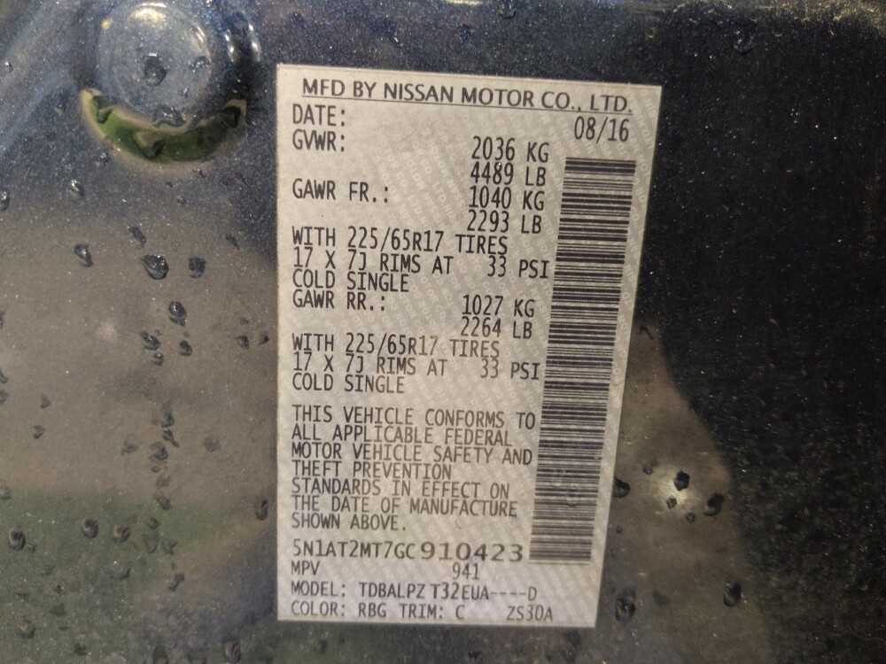 2016 Nissan Rogue in Tallahassee, FL 32304 - 18110781 33
