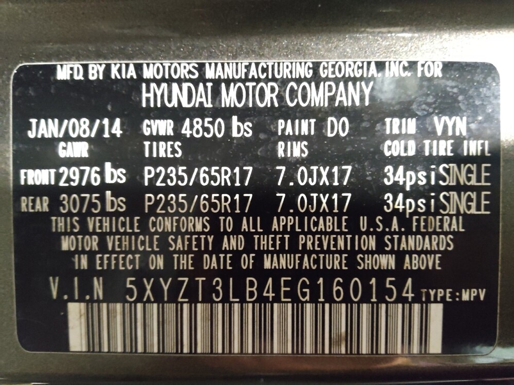 2014 Hyundai Santa Fe in Gainesville, FL 32609 - 18110818 33