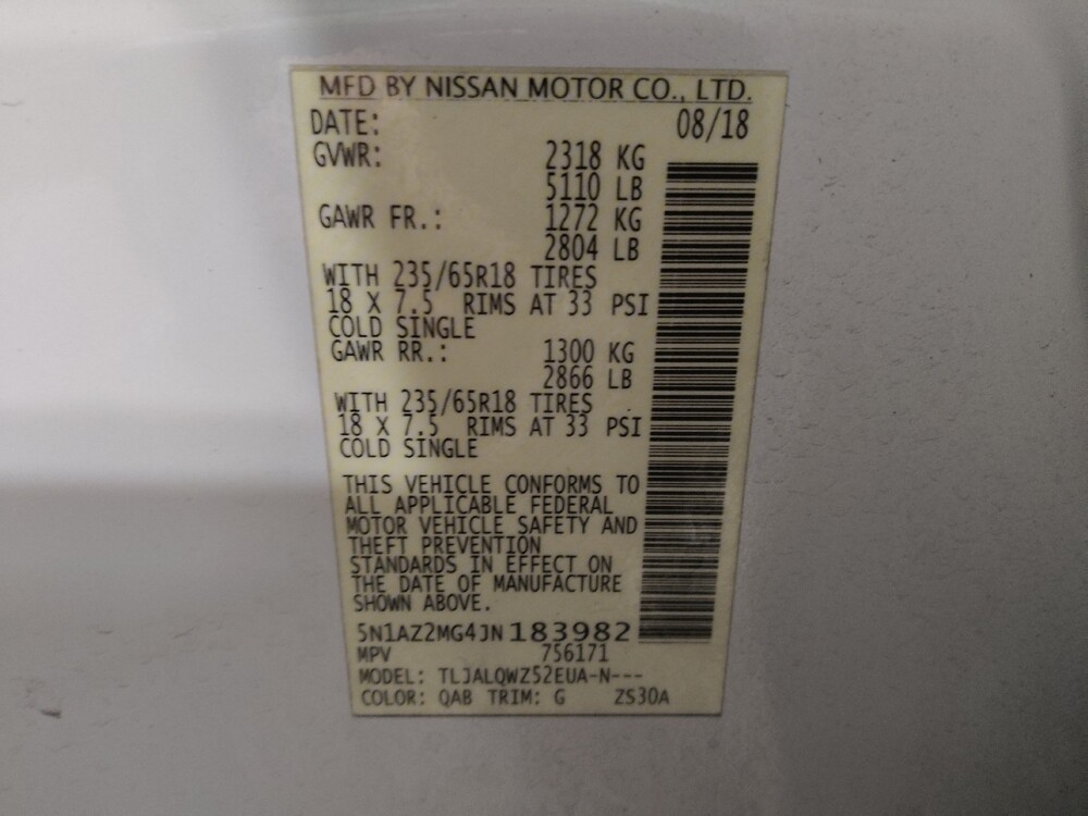 2018 Nissan Murano in Pensacola, FL 32505 - 18110823 33