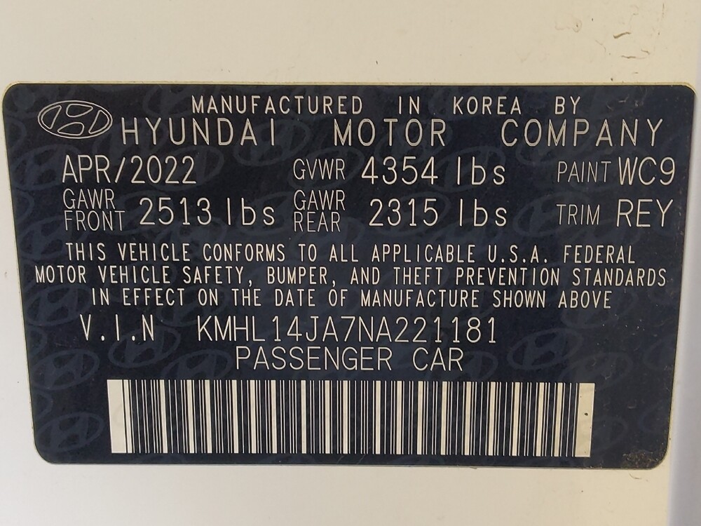 2022 Hyundai Sonata in San Antonio, TX 78238 - 18110875 33