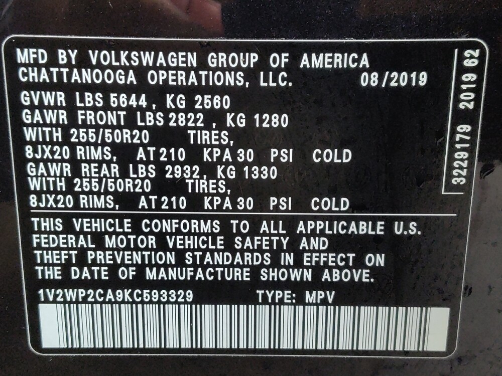 2019 Volkswagen Atlas in Round Rock, TX 78664 - 18110878 33