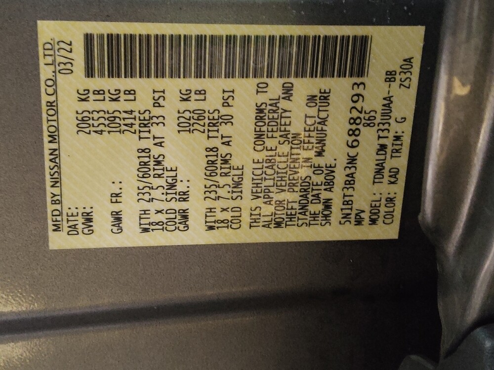 2022 Nissan Rogue in Fairfield, OH 45014 - 18110889 33