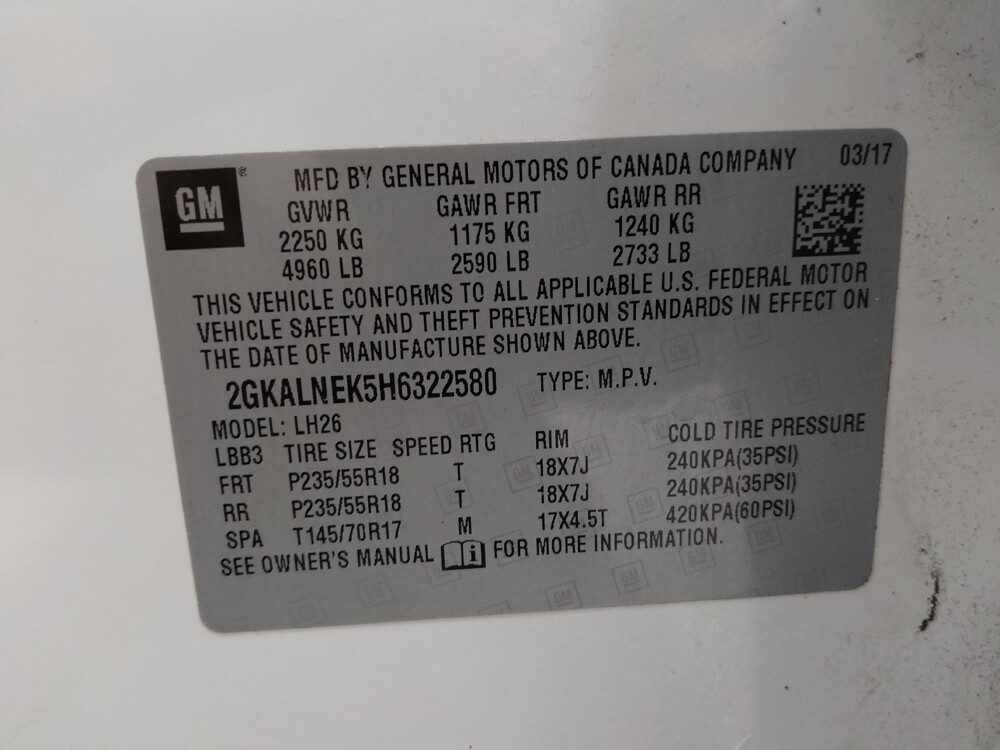 2017 GMC Terrain in Fairfield, OH 45014 - 18110896 33