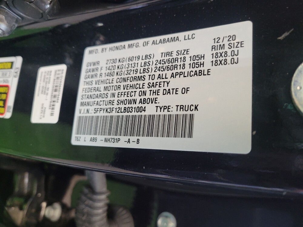 2020 Honda Ridgeline in Columbus, OH 43231 - 18110915 33