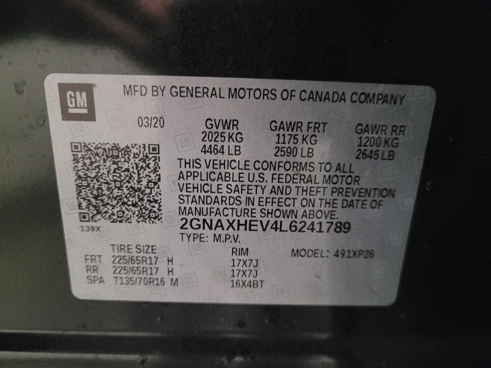 2020 Chevrolet Equinox in Laurel, MD 20724 - 18110940 33