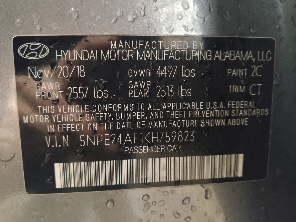 2019 Hyundai Sonata in Gainesville, FL 32609 - 18110999 33