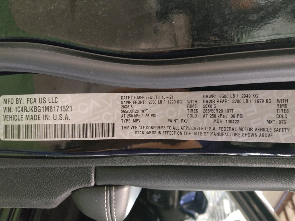 2021 Jeep Grand Cherokee L in Arlington, TX 76011 - 18111007 33