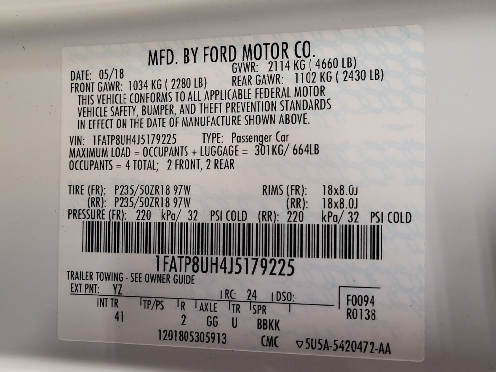 2018 Ford Mustang in Gainesville, FL 32609 - 18111008 33