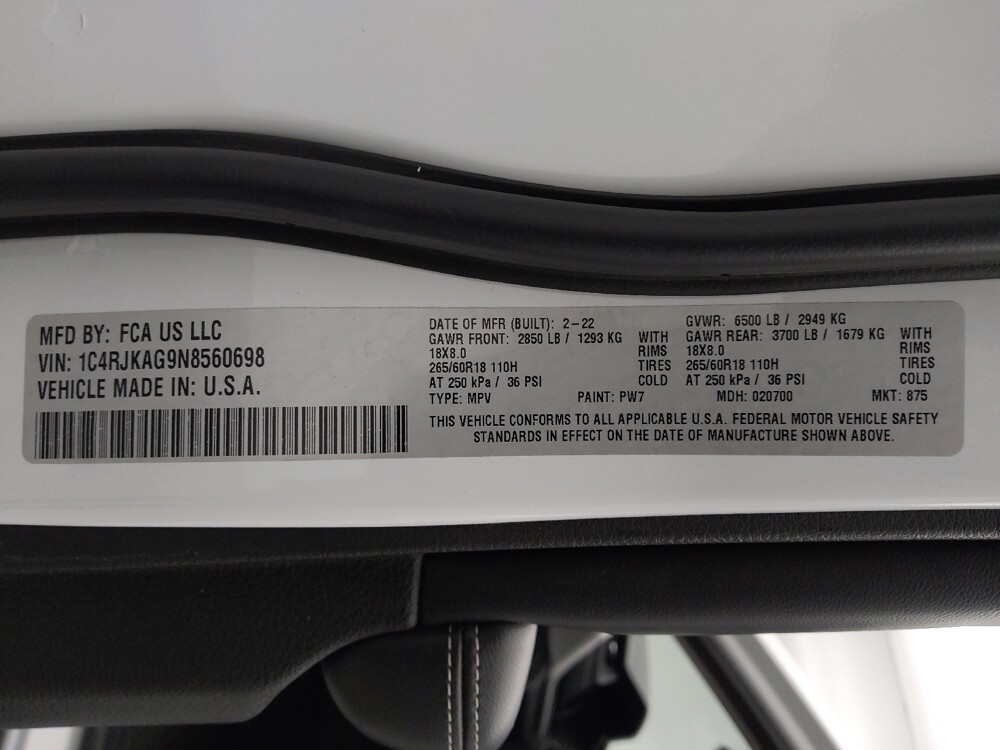 2022 Jeep Grand Cherokee L in Denver, CO 80012 - 18111041 33