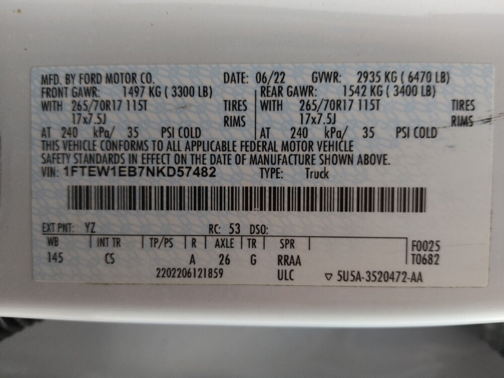 2022 Ford F150 in Denver, CO 80012 - 18111054 33