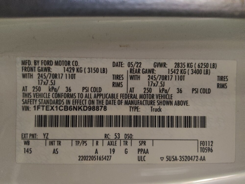 2022 Ford F150 in Gainesville, FL 32609 - 18111065 33