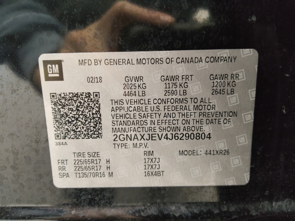 2018 Chevrolet Equinox in St. Louis, MO 63136 - 18111076 33