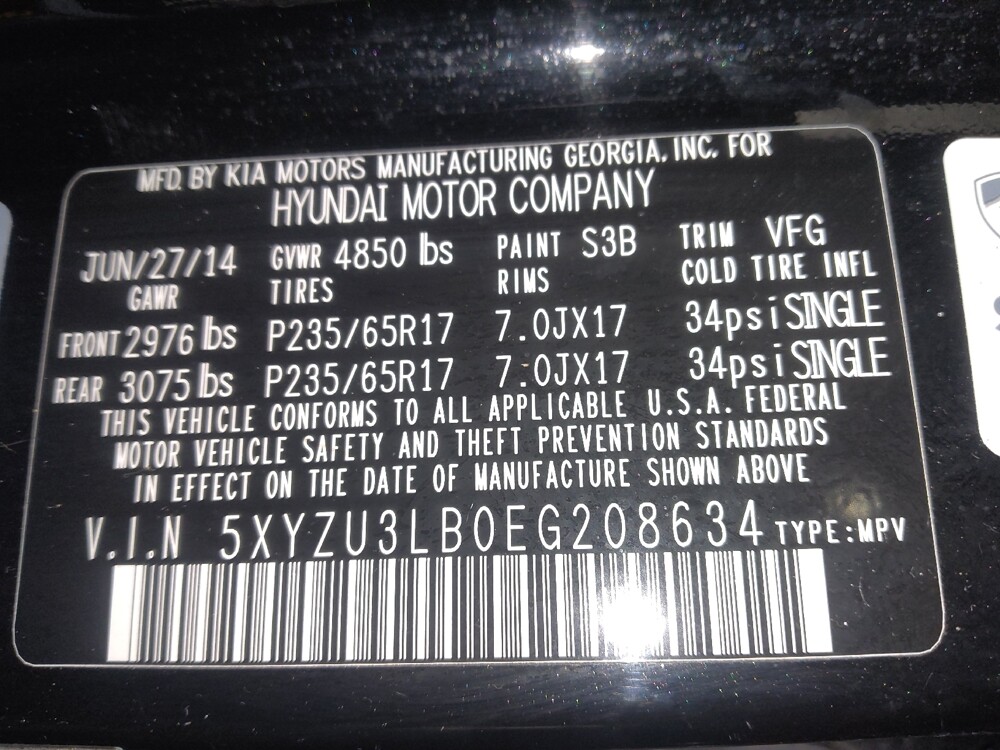 2014 Hyundai Santa Fe in Pensacola, FL 32505 - 18111085 33