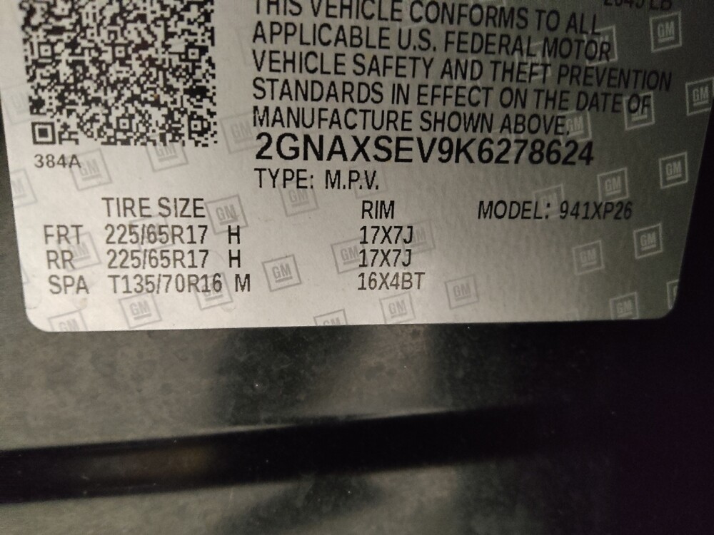 2019 Chevrolet Equinox in Union City, GA 30291 - 18111086 33