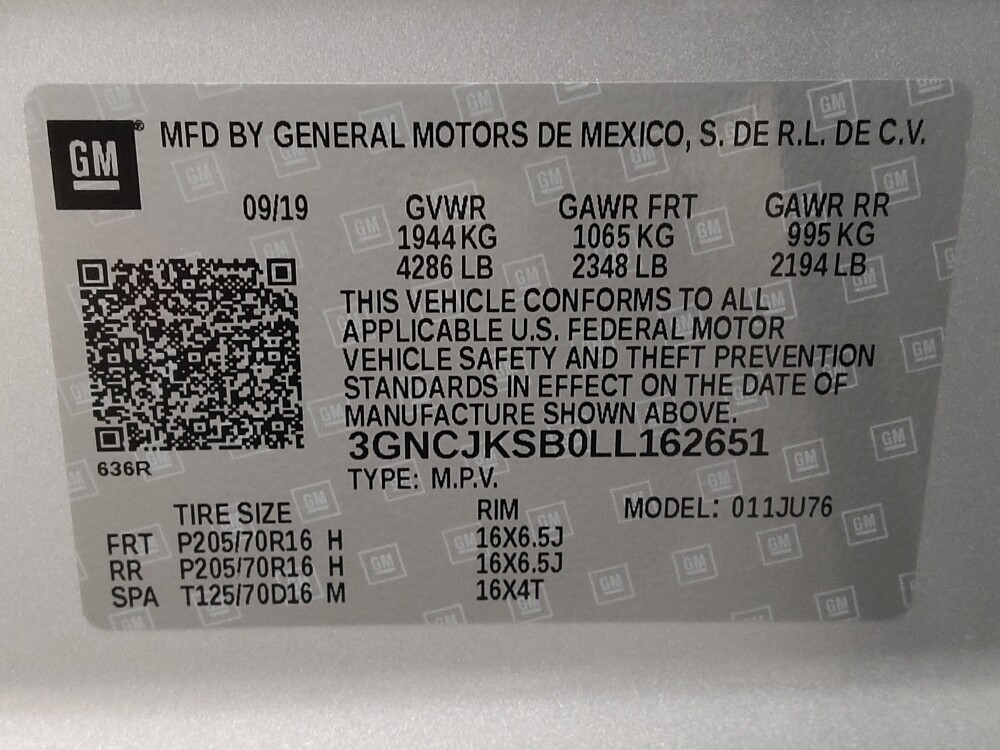 2020 Chevrolet Trax in Fairfield, OH 45014 - 18111116 32