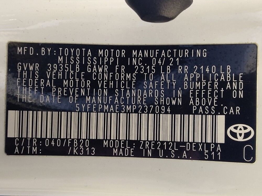 2021 Toyota Corolla in Houston, TX 77034 - 18111136 33