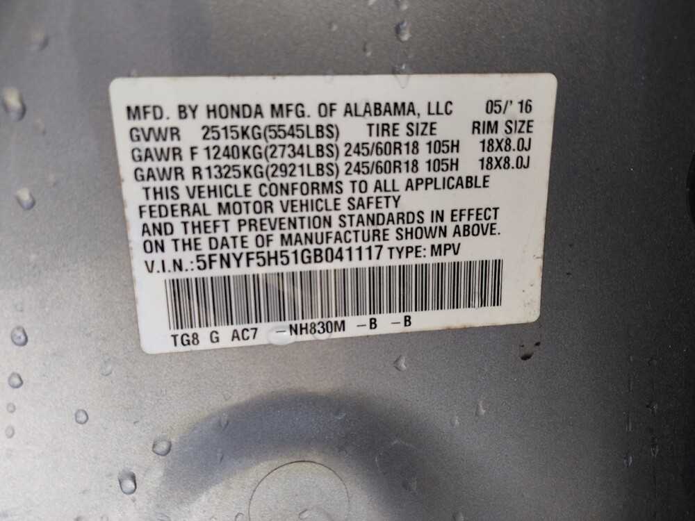 2016 Honda Pilot in Conyers, GA 30094 - 18111144 33