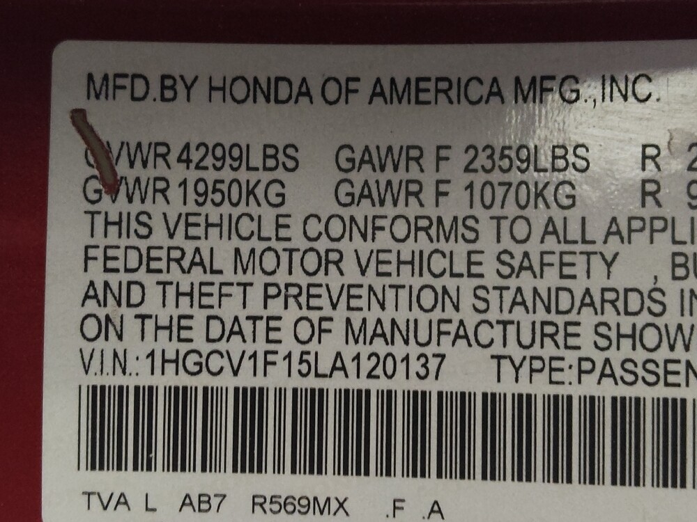 2020 Honda Accord in Houston, TX 77060 - 18111171 33