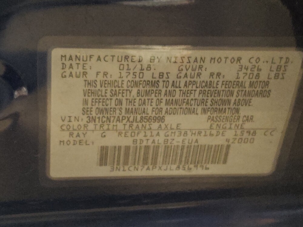 2018 Nissan Versa in Tulsa, OK 74145 - 18111181 33