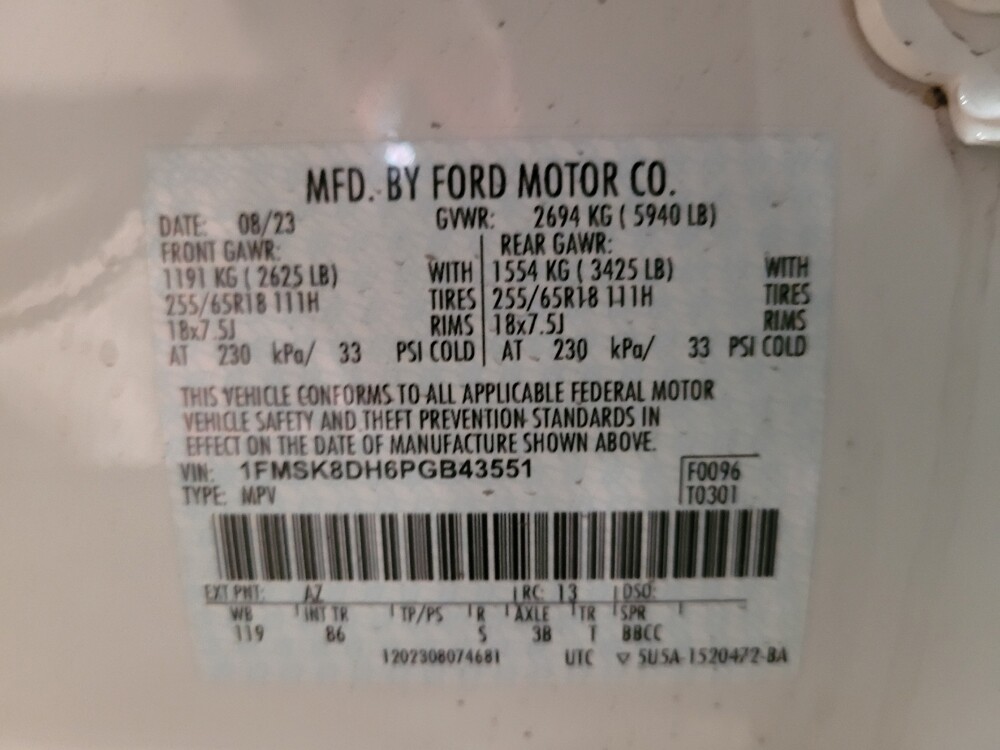 2023 Ford Explorer in Chesapeake, VA 23320 - 18111189 33