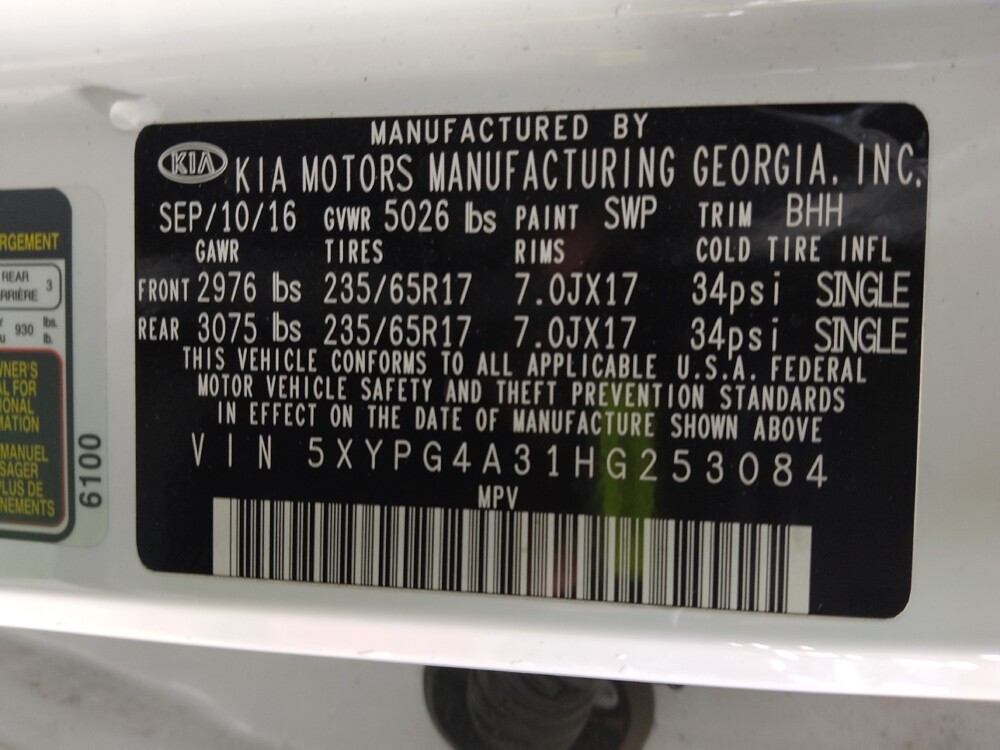 2017 Kia Sorento in Tampa, FL 33612 - 18111195 33