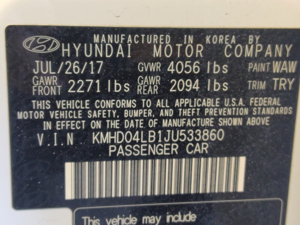 2018 Hyundai Elantra in San Antonio, TX 78238 - 18111196 33